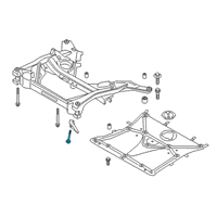 OEM 2020 Toyota GR Supra Bracket Bolt Diagram - 90118-WA416