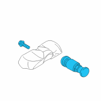 OEM BMW ActiveHybrid 3 Repair Kit, Screw-Type Valve Rdci Diagram - 36-10-6-876-673