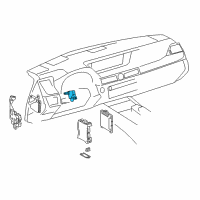 OEM Lexus IS300 Multiplex Tilt & Telescopic Computer Diagram - 89227-53010