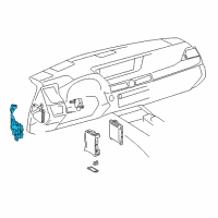 OEM Lexus IS300 Headlamp Leveling Computer Assembly Diagram - 89960-53090