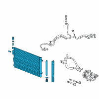 OEM 2020 Buick Envision Condenser Diagram - 84268017