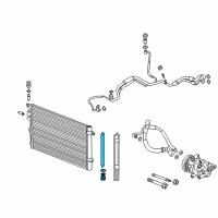 OEM 2019 Cadillac XT4 Drier Diagram - 23134223