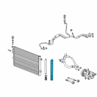 OEM 2017 Buick Envision Condenser Seal Diagram - 23134220