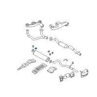 OEM Dodge Durango Hanger-MUFFLER Diagram - 52103069AB