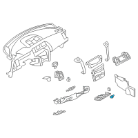 OEM 2010 Nissan Murano Lamp Assy-Makeup Diagram - 26475-CA000