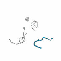 OEM Saturn Cooling Pipe Diagram - 15777213