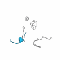 OEM Saturn Relay Hose Asm, P/S Gear Inlet Diagram - 19333426
