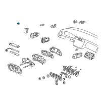 OEM 2001 Honda Accord Bulb Diagram - 78183-S84-A02