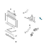 OEM Toyota Corolla Temperature Sensor Diagram - 89422-33030