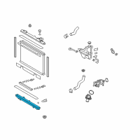 OEM Lexus GS460 Tank Assembly, Radiator Diagram - 16460-38220