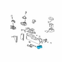 OEM Saturn Ion Cup Holder Diagram - 22730731