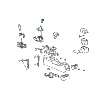 OEM Saturn Ion Control Asm, Manual Transmission (W/O Shift Pattern) Diagram - 22693655