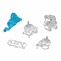 OEM 2021 Jeep Wrangler Engine Mount Diagram - 68271533AC