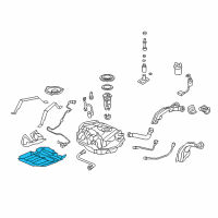 OEM Honda Accord Cover A, Fuel Tank Diagram - 17733-SDC-L02