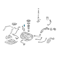 OEM 2006 Honda Accord Regulator Assembly Diagram - 16015-SDH-H00