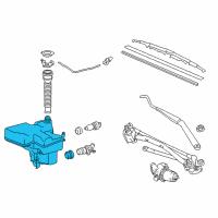 OEM 2015 Lexus RC F Jar, HEADLAMP Cleaner Diagram - 85355-24040