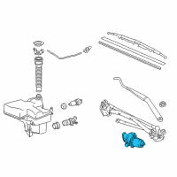 OEM 2018 Lexus GS450h Motor Assembly, Front WIPER Diagram - 85110-30720