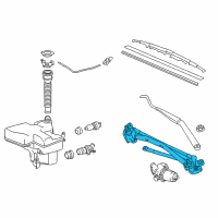 OEM 2013 Lexus GS450h Link Assembly, Front WIPER Diagram - 85150-30740