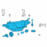 OEM 2016 Toyota Corolla Composite Assembly Diagram - 81150-02E60