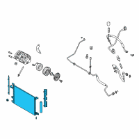 OEM Ford Mustang Condenser Diagram - BR3Z-19712-A