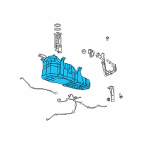 OEM Jeep Fuel Tank Diagram - 68034793AB