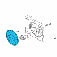 OEM Kia Forte Koup Fan-Cooling Diagram - 252311P390