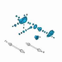 OEM Kia Carrier Assembly-Differential Diagram - 530004J026