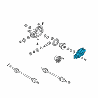 OEM Kia Cover-Differential Diagram - 530754J126