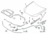 OEM 2022 BMW 230i BOWDEN CABLE, REAR Diagram - 51-23-7-419-389