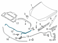 OEM 2022 BMW 230i BOWDEN CABLE, FRONT Diagram - 51-23-7-419-390