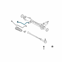 OEM 2010 Ford Mustang Pressure Tube Diagram - 6R3Z-3A717-AA