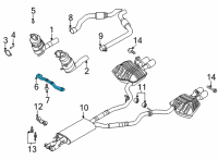 OEM 2022 Ford Police Interceptor Utility Front Bracket Diagram - L1MZ-5K291-G