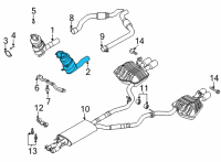 OEM 2021 Ford Explorer CONVERTER ASY Diagram - M1MZ-5E213-A