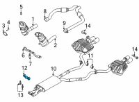 OEM 2020 Lincoln Aviator Mount Bracket Diagram - L1MZ-5K291-A