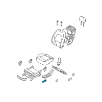 OEM 2009 Hyundai Veracruz Switch Assembly-Power Front Seat LH Diagram - 88521-3J000