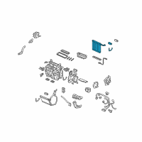 OEM Acura Evaporator Diagram - 80211-TC0-P41