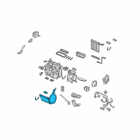 OEM 2012 Honda Accord Core Sub-Assembly, Heater Diagram - 79115-TA5-A01