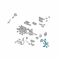 OEM 2011 Honda Accord Sub-Wire, Air Conditioner Diagram - 80650-TA0-A20