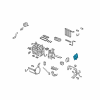 OEM 2009 Acura TSX Motor Assembly, Mode Diagram - 79140-TA0-A21