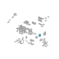 OEM 2010 Acura TSX Motor Assembly, Air Mix (Passenger Side) Diagram - 79170-TA0-A21