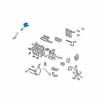 OEM 2010 Honda Accord Motor Assembly, Air Mix (Driver Side) Diagram - 79160-TA0-A21