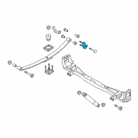 OEM 2015 Chevrolet City Express Shackle Diagram - 19316699