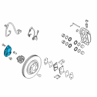 OEM 2015 Hyundai Genesis Cover-Front Brake Disc Dust RH Diagram - 51756-B1300