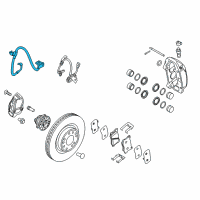 OEM 2015 Hyundai Genesis Hose-Brake Front, LH Diagram - 58731-B1100