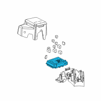 OEM Hummer Block Asm-Fuse Diagram - 15266954