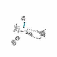 OEM Chrysler Pacifica Line-Power Steering Reservoir Diagram - 4743174AD