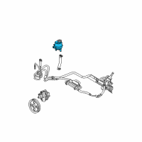 OEM Chrysler Reservoir-Power Steering Pump Diagram - 4880404AA