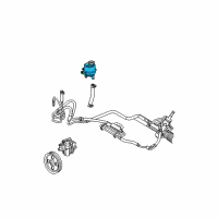 OEM 2006 Chrysler Pacifica Reservoir-Power Steering Pump Diagram - 4880404AA