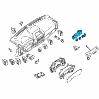 OEM 2010 Infiniti QX56 Control Assembly Diagram - 27500-ZZ50B
