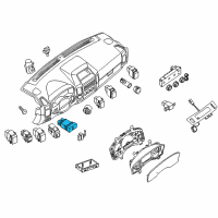 OEM 2009 Nissan Titan Switch Assy-Hazard Diagram - 25290-9FD0A